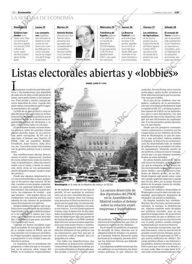 ABC MADRID 29-06-2003 página 94