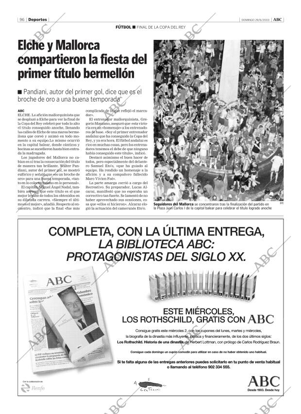 ABC MADRID 29-06-2003 página 96