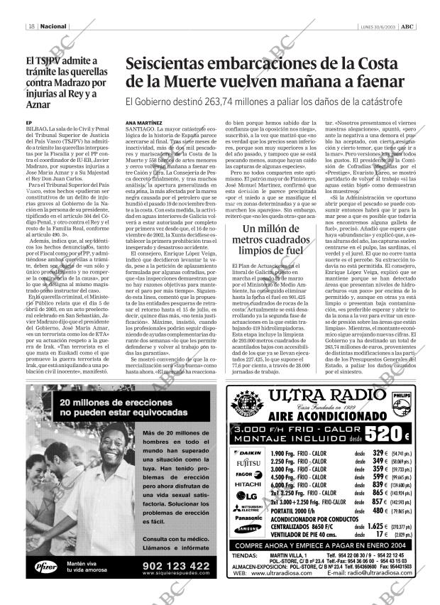 ABC SEVILLA 30-06-2003 página 18