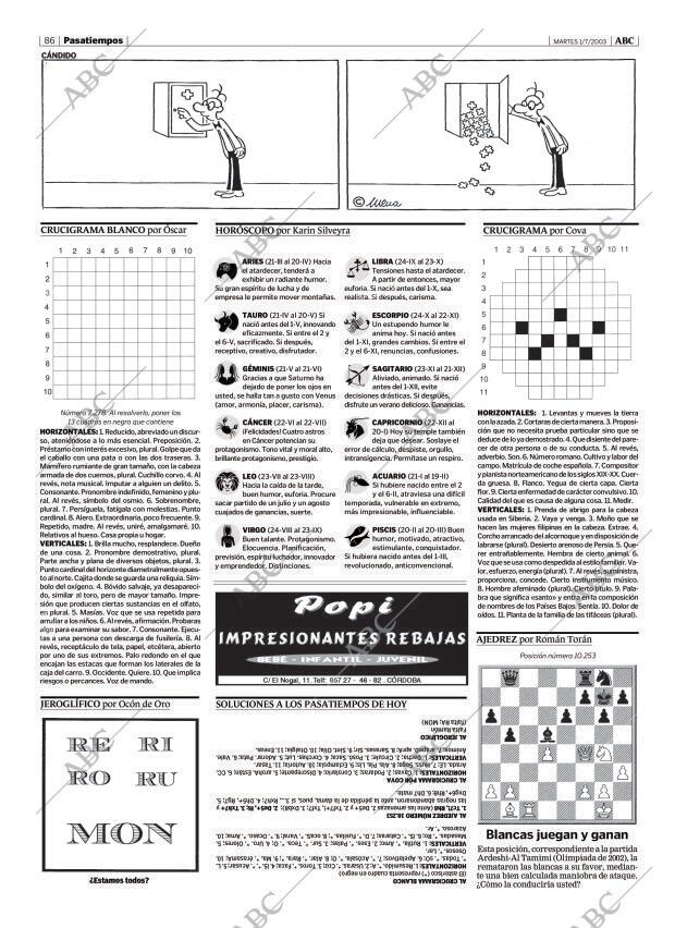 ABC CORDOBA 01-07-2003 página 86
