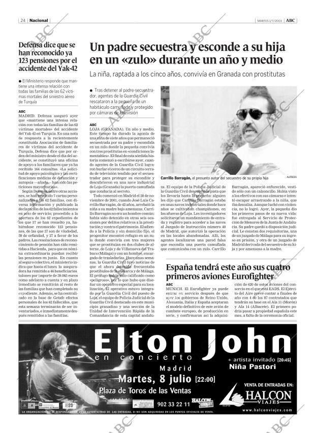 ABC MADRID 01-07-2003 página 24