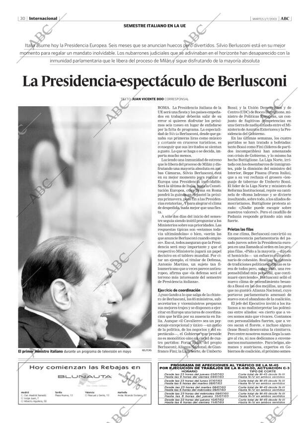 ABC MADRID 01-07-2003 página 30