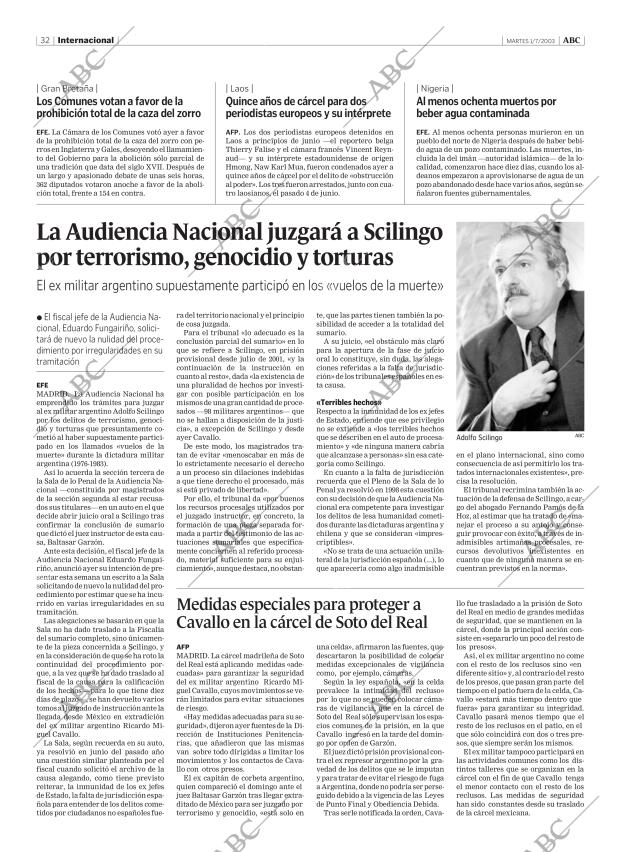 ABC MADRID 01-07-2003 página 32