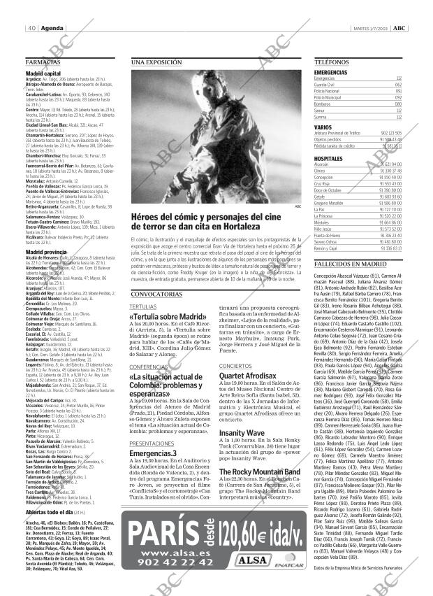 ABC MADRID 01-07-2003 página 40