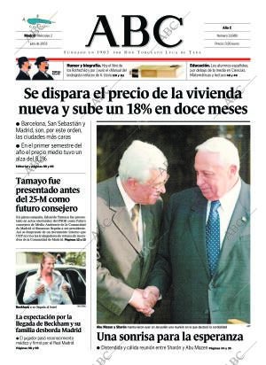 ABC MADRID 02-07-2003 página 1