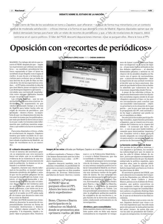 ABC MADRID 02-07-2003 página 18