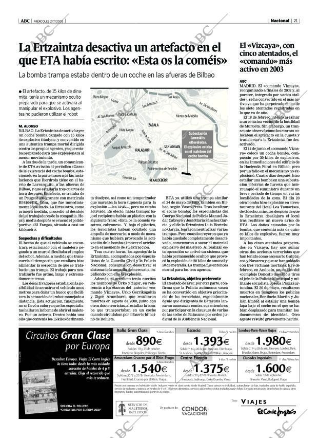 ABC MADRID 02-07-2003 página 21