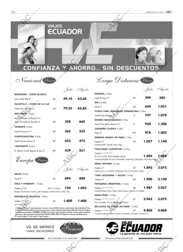 ABC MADRID 02-07-2003 página 26