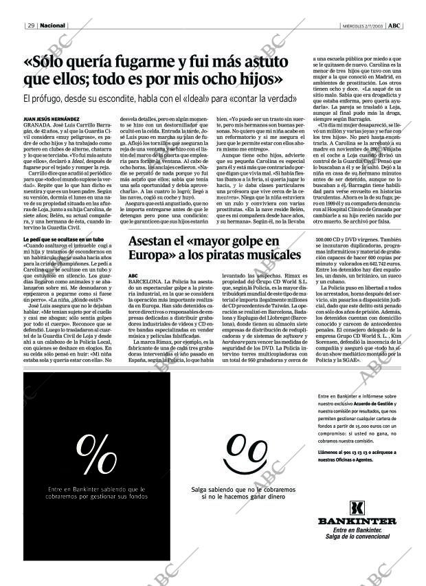 ABC MADRID 02-07-2003 página 29