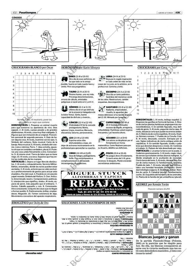 ABC MADRID 03-07-2003 página 102