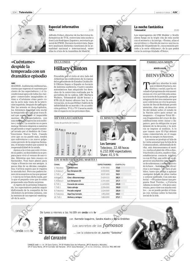 ABC MADRID 03-07-2003 página 104