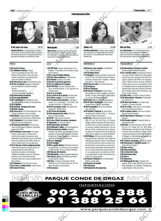 ABC MADRID 03-07-2003 página 107