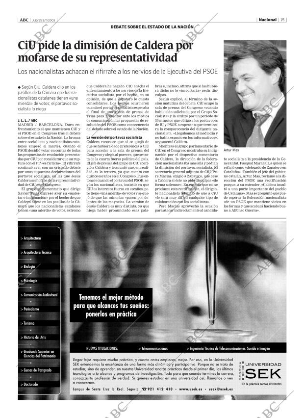 ABC MADRID 03-07-2003 página 15