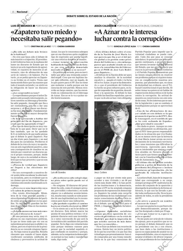 ABC MADRID 03-07-2003 página 16