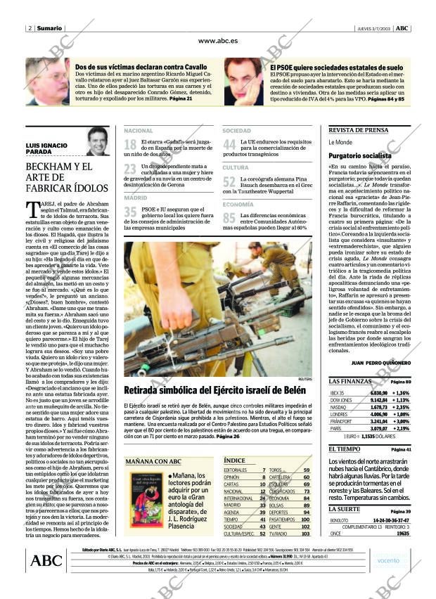 ABC MADRID 03-07-2003 página 2