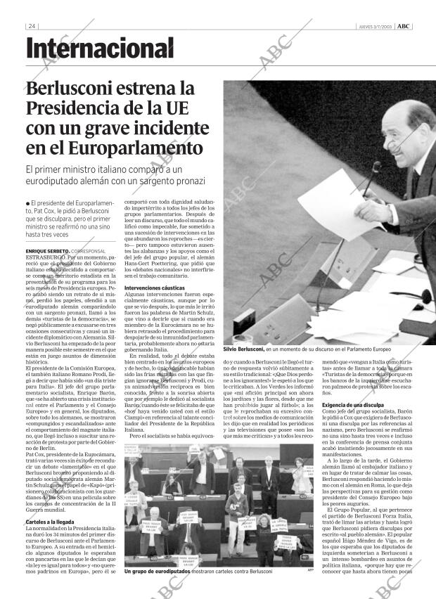 ABC MADRID 03-07-2003 página 24