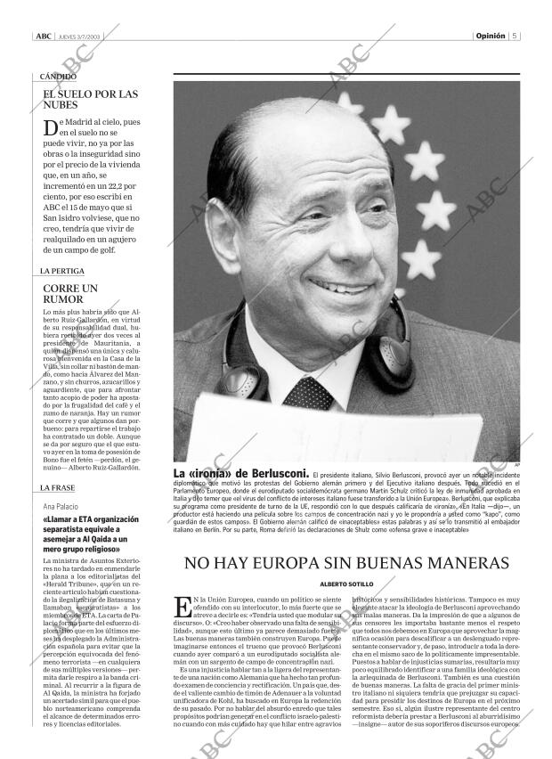 ABC MADRID 03-07-2003 página 5