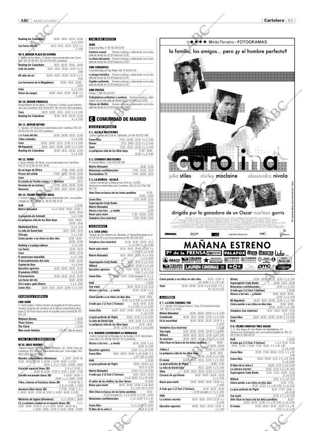 ABC MADRID 03-07-2003 página 63