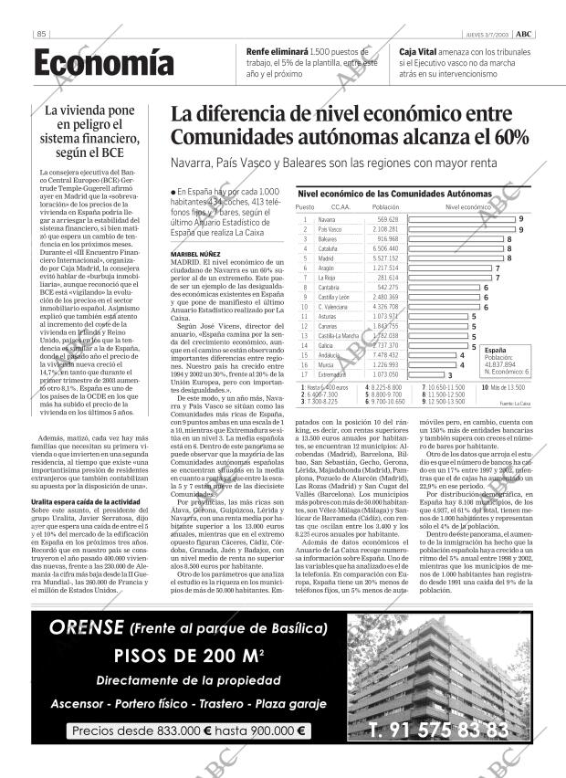 ABC MADRID 03-07-2003 página 85