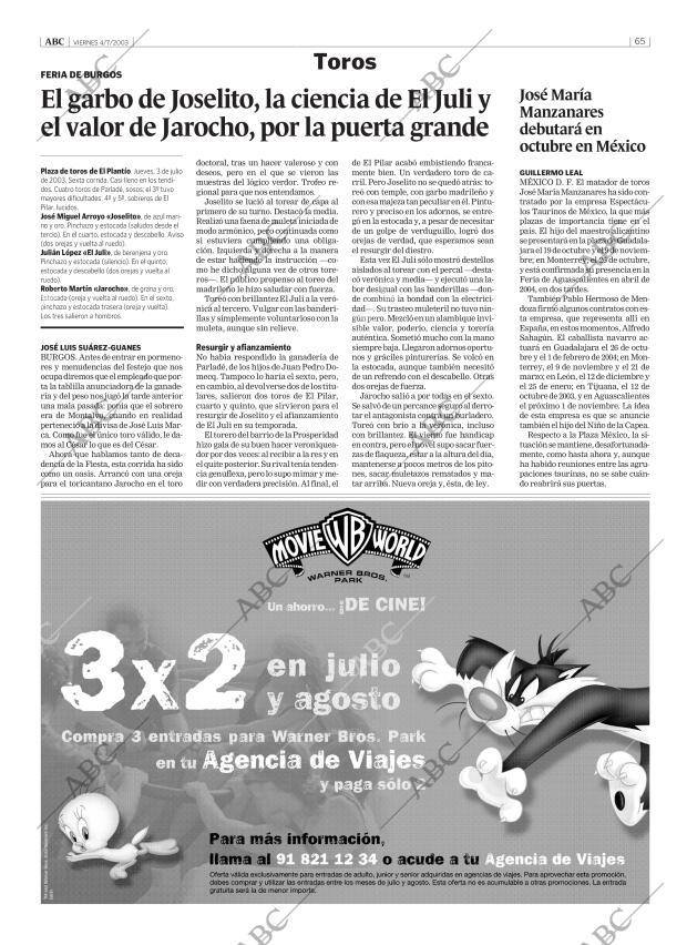 ABC CORDOBA 04-07-2003 página 65
