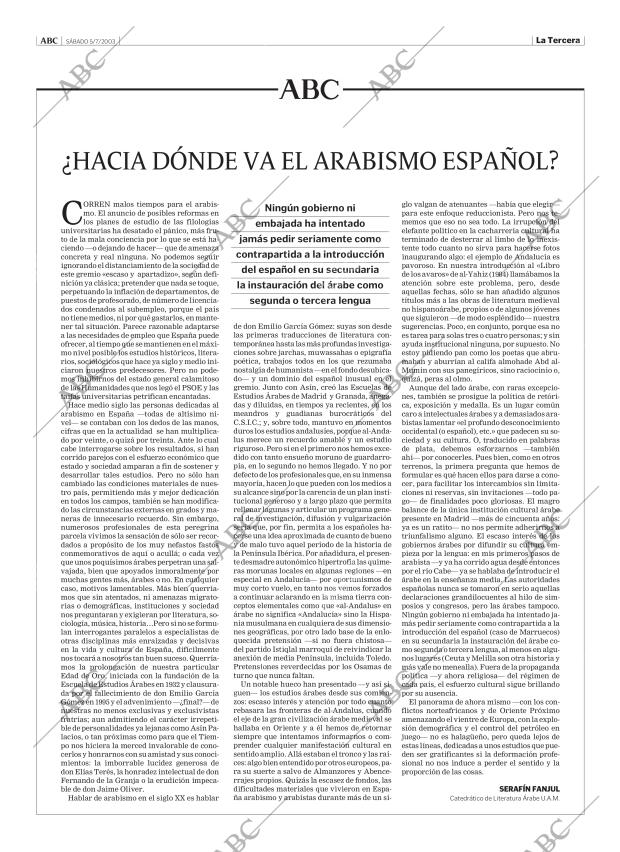 ABC MADRID 05-07-2003 página 3