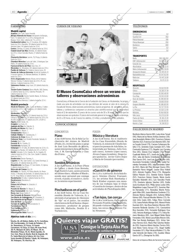 ABC MADRID 05-07-2003 página 40