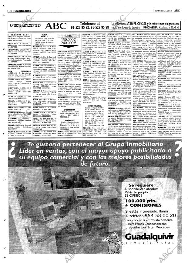 ABC SEVILLA 06-07-2003 página 90