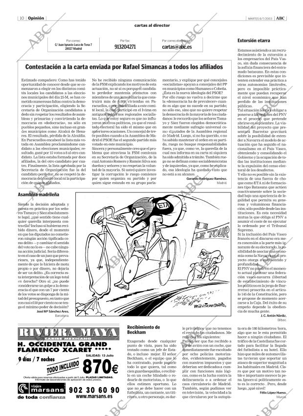 ABC MADRID 08-07-2003 página 10