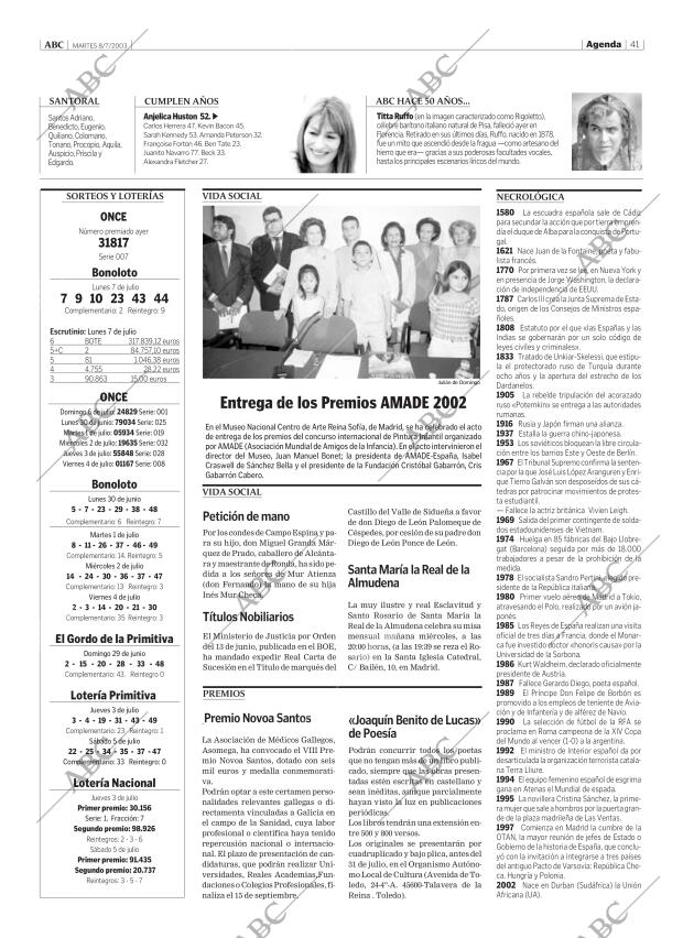 ABC MADRID 08-07-2003 página 41