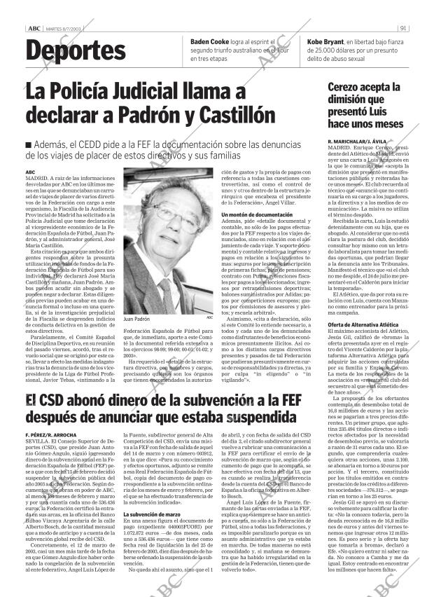 ABC MADRID 08-07-2003 página 91