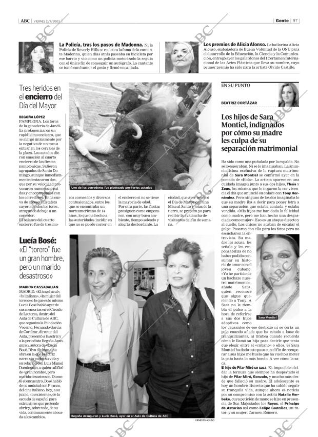 ABC MADRID 11-07-2003 página 97