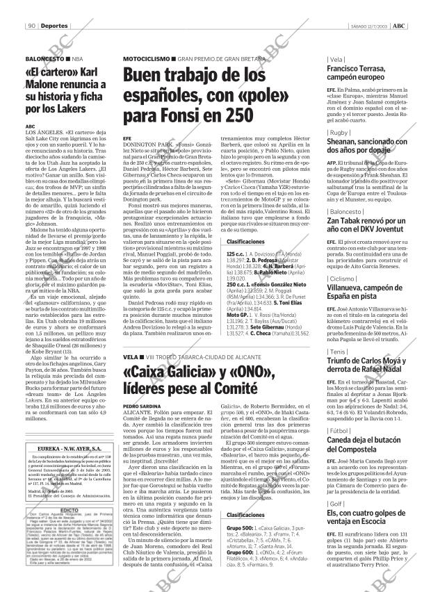 ABC CORDOBA 12-07-2003 página 90