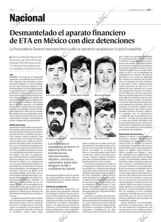 ABC CORDOBA 20-07-2003 página 16