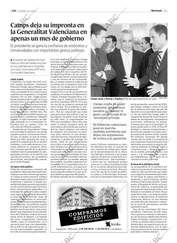 ABC CORDOBA 20-07-2003 página 21