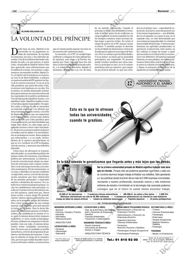 ABC CORDOBA 20-07-2003 página 23