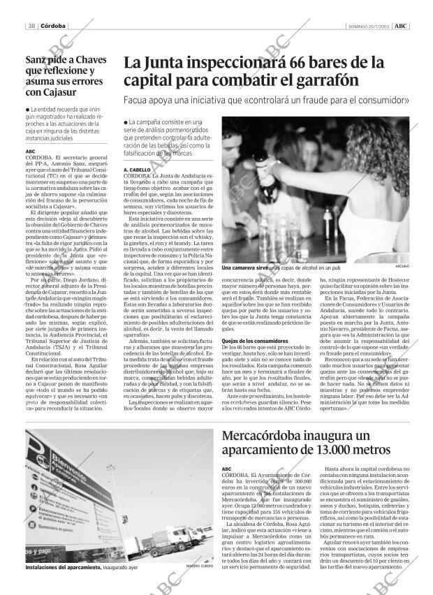 ABC CORDOBA 20-07-2003 página 38