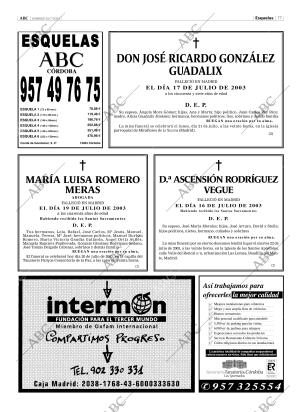 ABC CORDOBA 20-07-2003 página 77