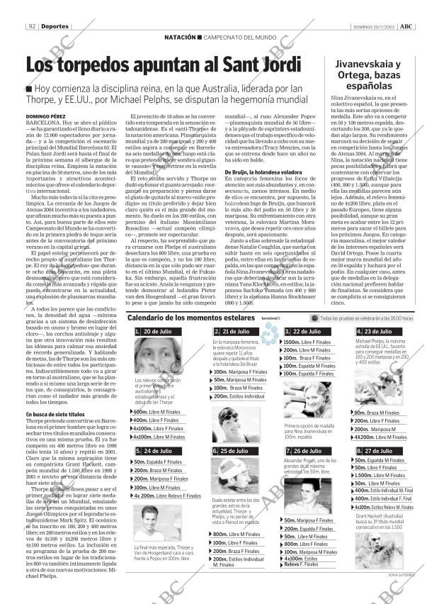 ABC CORDOBA 20-07-2003 página 92