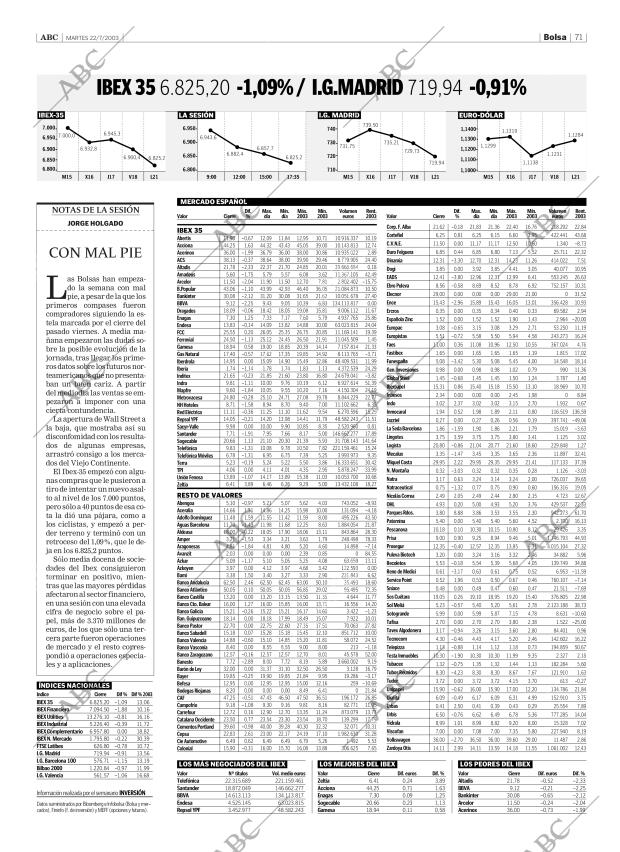 ABC SEVILLA 22-07-2003 página 71
