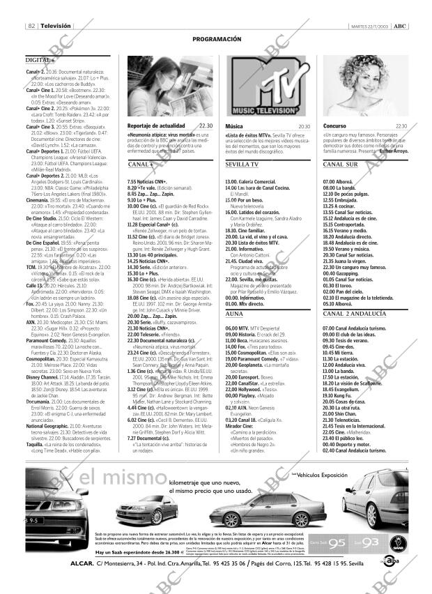 ABC SEVILLA 22-07-2003 página 82