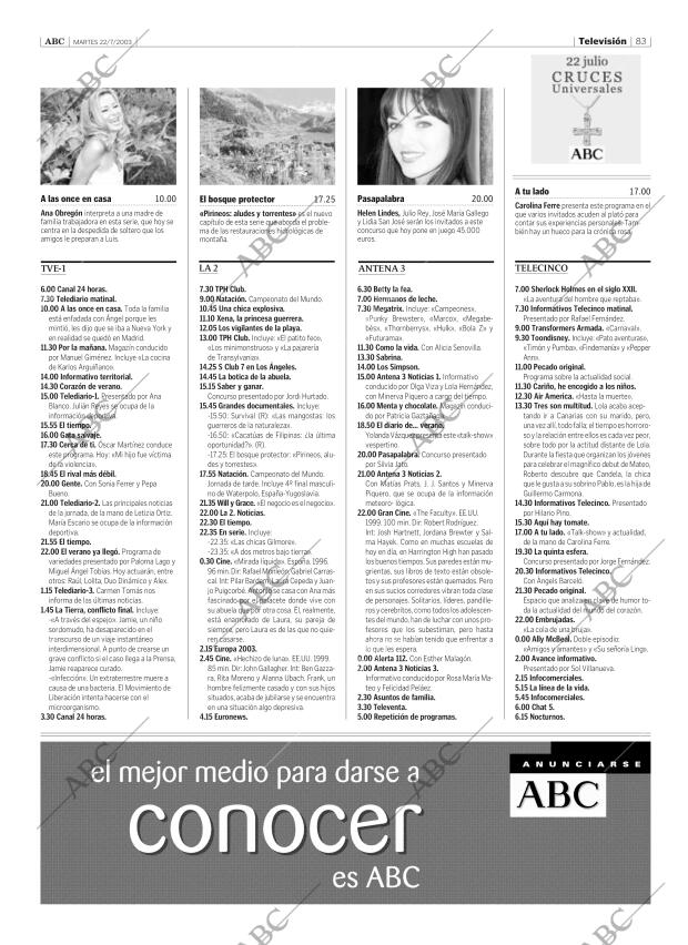 ABC SEVILLA 22-07-2003 página 83