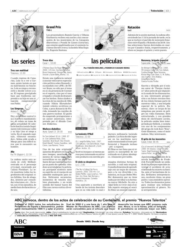 ABC SEVILLA 23-07-2003 página 101