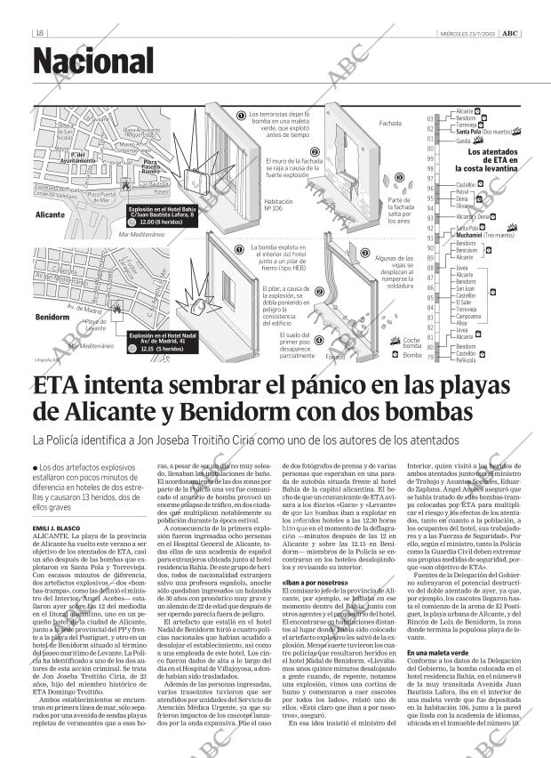 ABC SEVILLA 23-07-2003 página 18