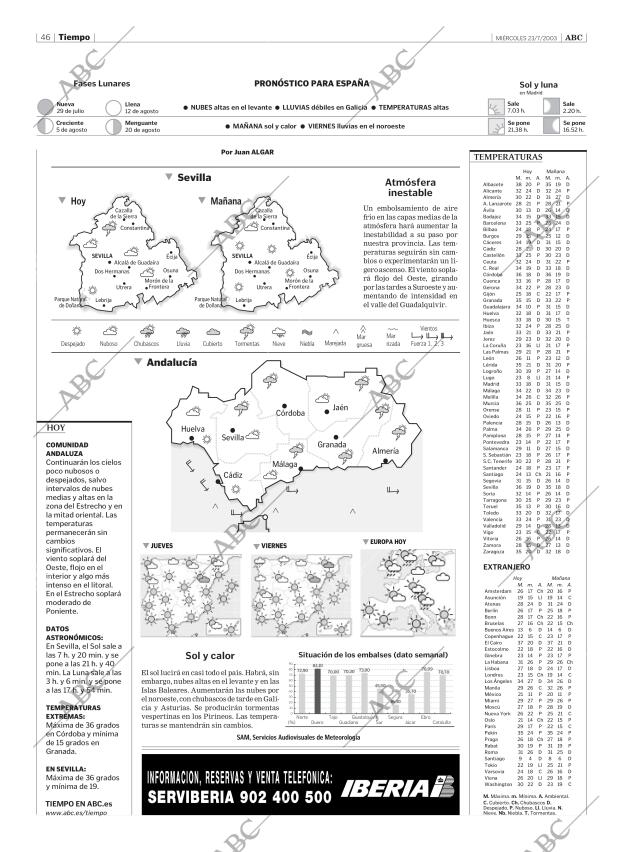 ABC SEVILLA 23-07-2003 página 46