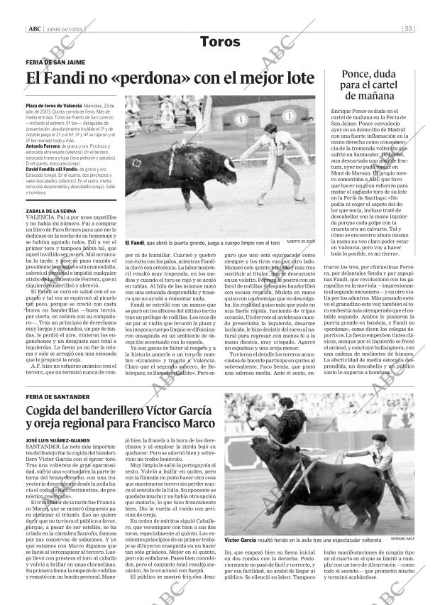 ABC MADRID 24-07-2003 página 53