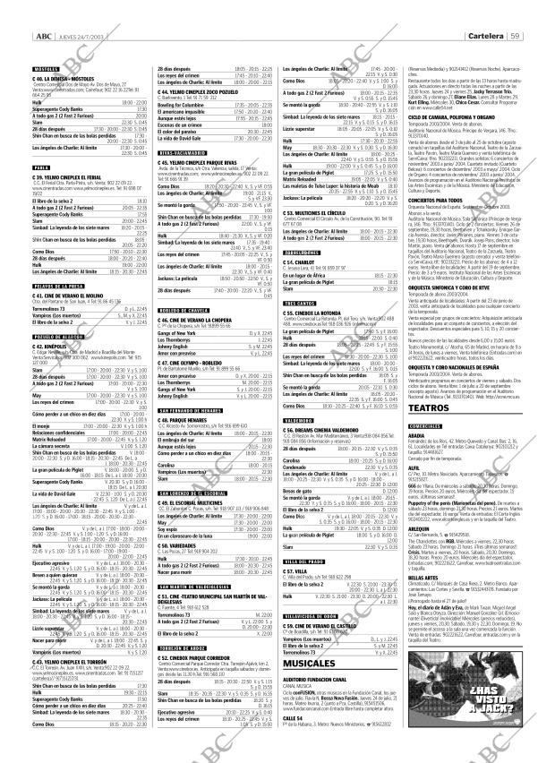 ABC MADRID 24-07-2003 página 59
