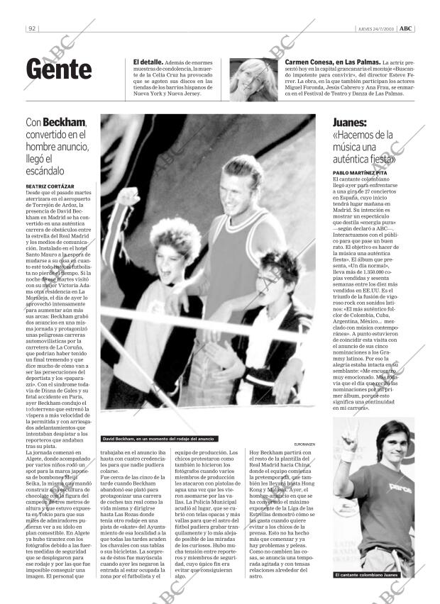 ABC MADRID 24-07-2003 página 92