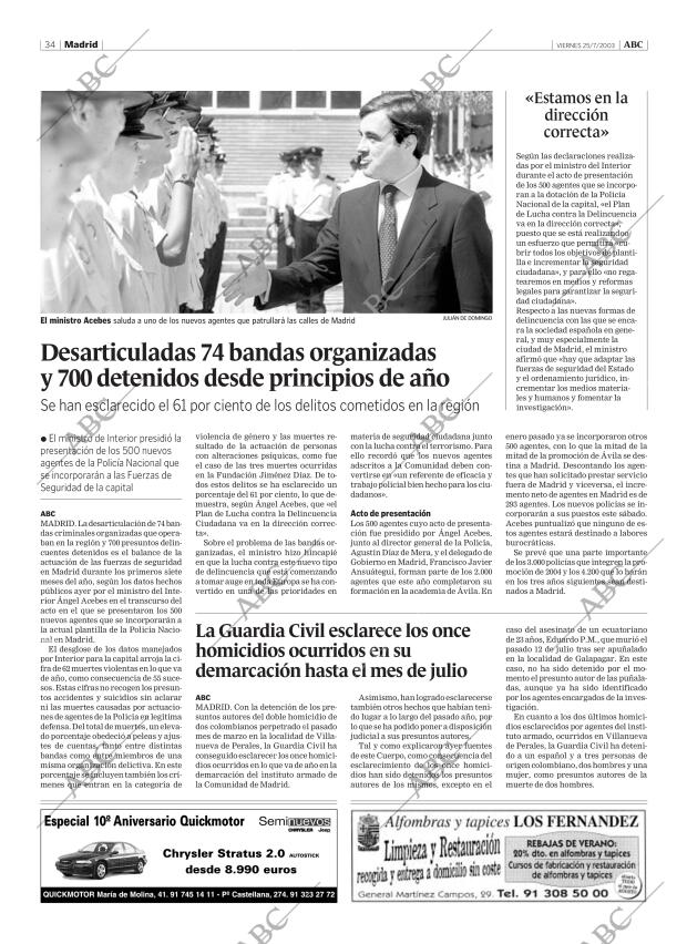 ABC MADRID 25-07-2003 página 34
