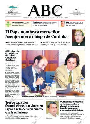 ABC CORDOBA 29-07-2003 página 1