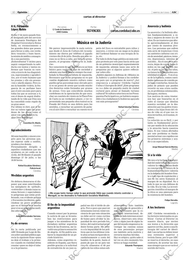 ABC CORDOBA 29-07-2003 página 10